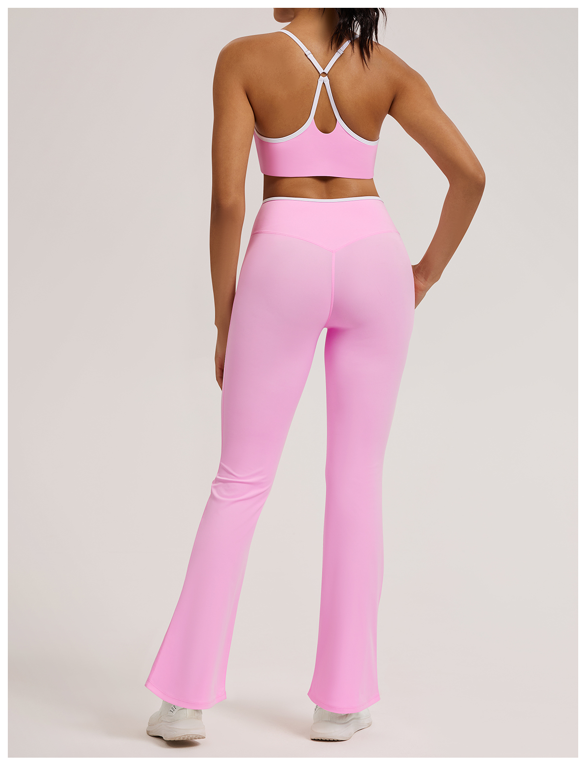 Vibecurve®Contrast Color Hollow Nude Yoga Bra