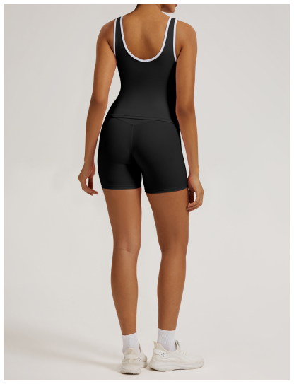 Vibecurve®Contrast Color Hollow Nude Yoga Bra