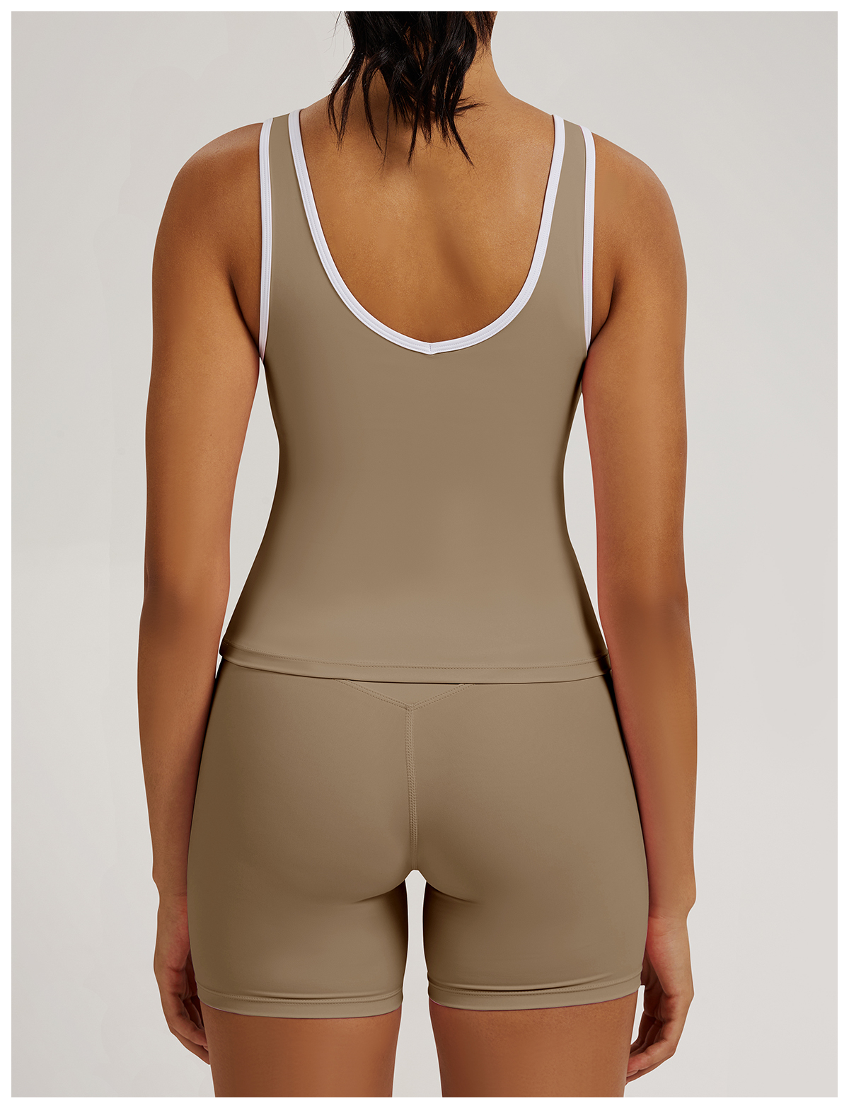 Vibecurve®Contrast Color Hollow Nude Yoga Bra