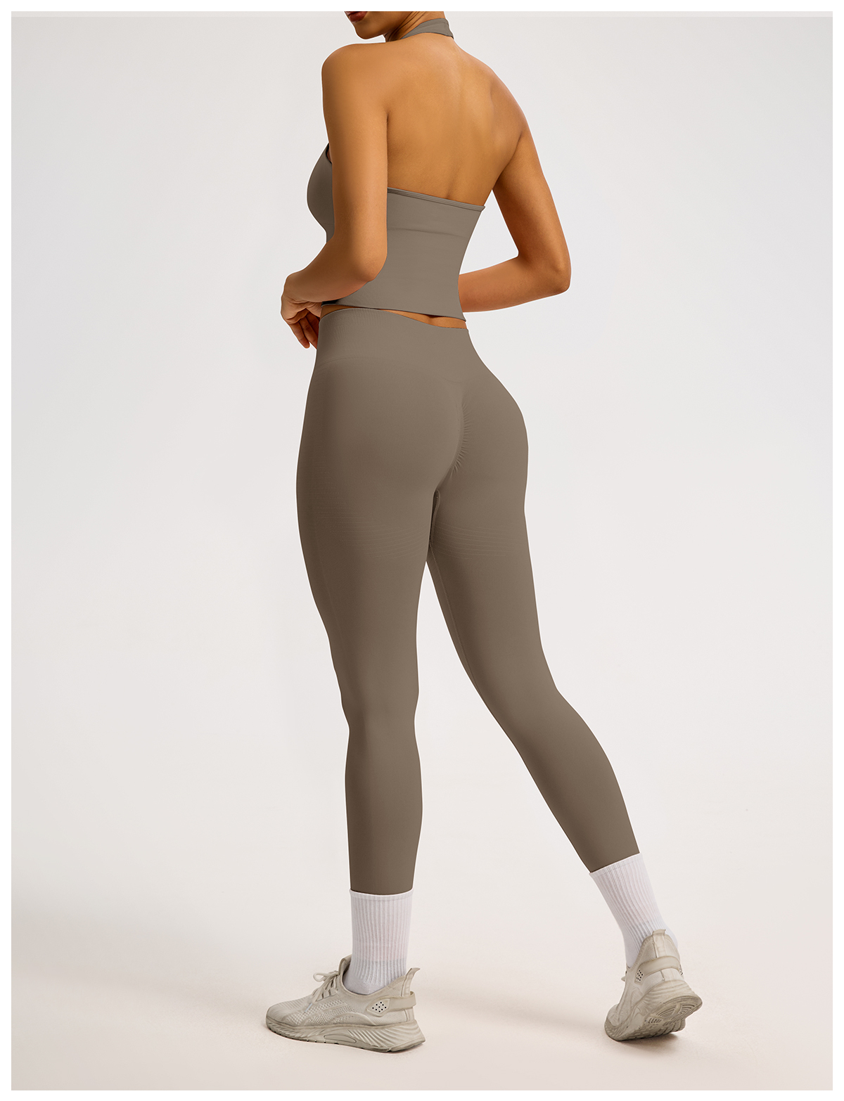 Vibecurve® Breathable Back-Enhancing Halterneck Yoga Bra