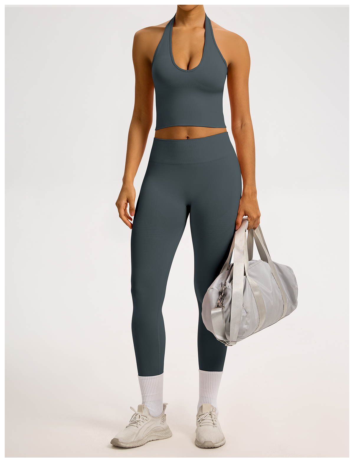 Vibecurve® Breathable Back-Enhancing Halterneck Yoga Bra