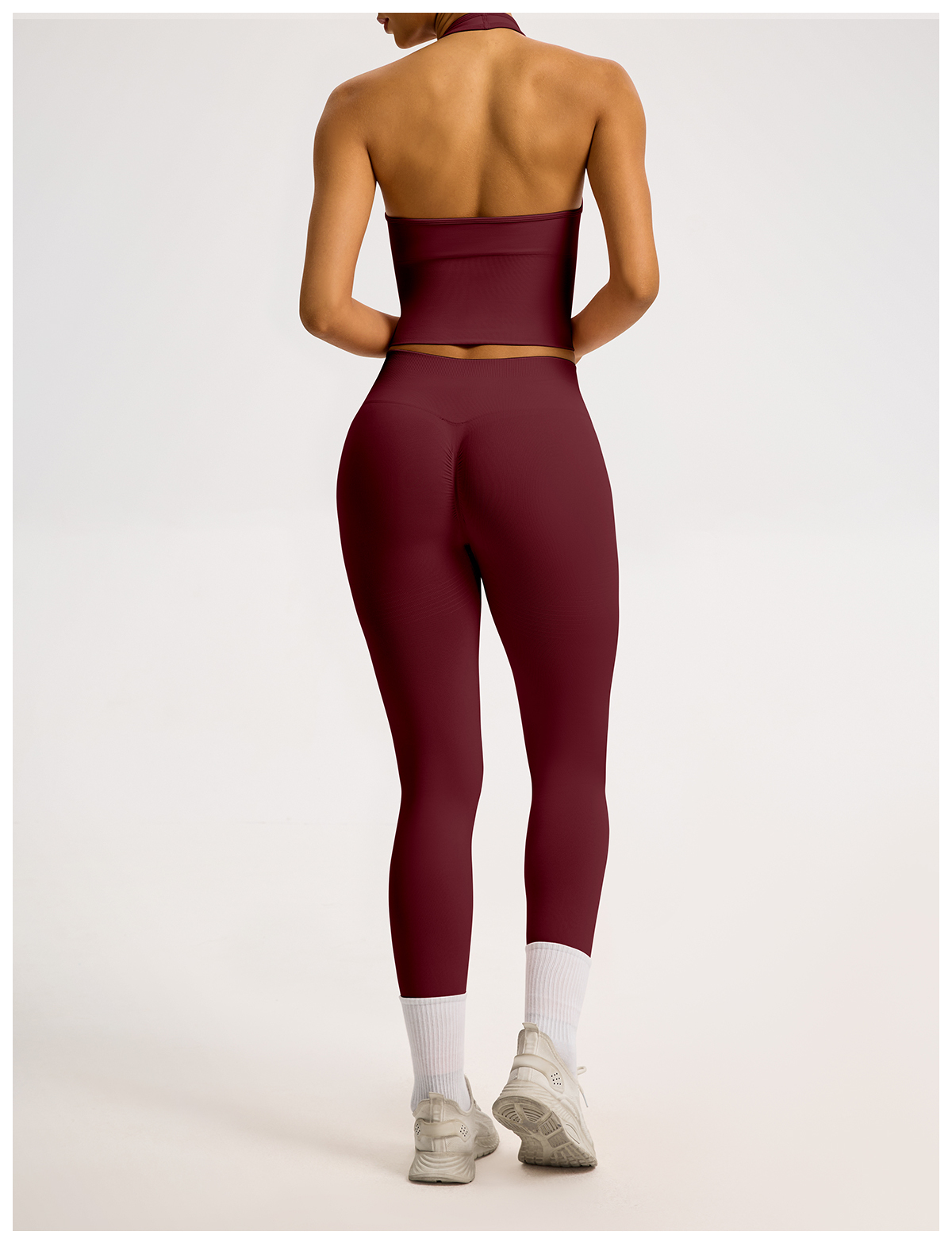 Vibecurve® Breathable Back-Enhancing Halterneck Yoga Bra