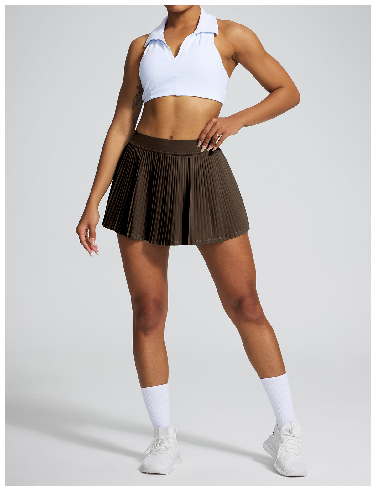 Vibecurve®Casual Pleated Sports Skirt
