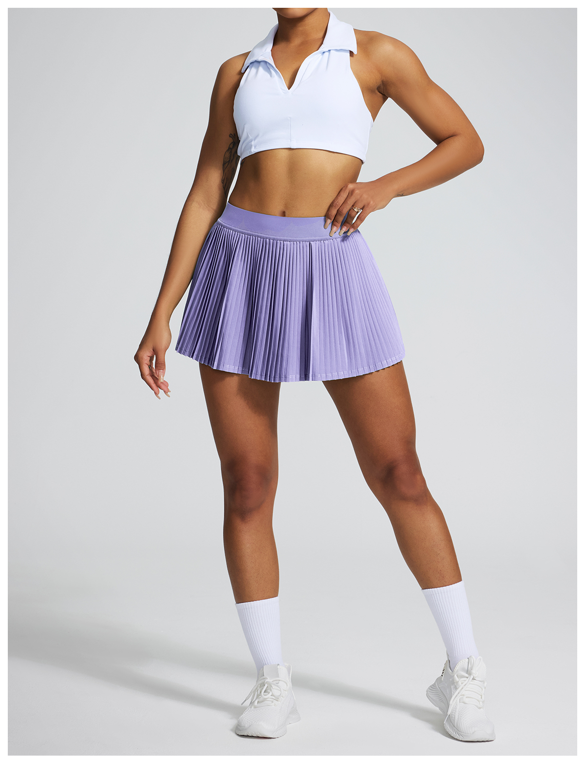 Vibecurve®Casual Pleated Sports Skirt