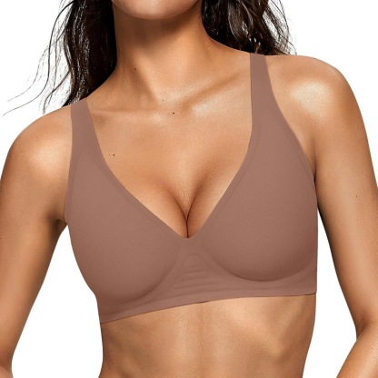 Vibecurve® Wireless Seamless Bras Deep V No Underwire Push Up Bras