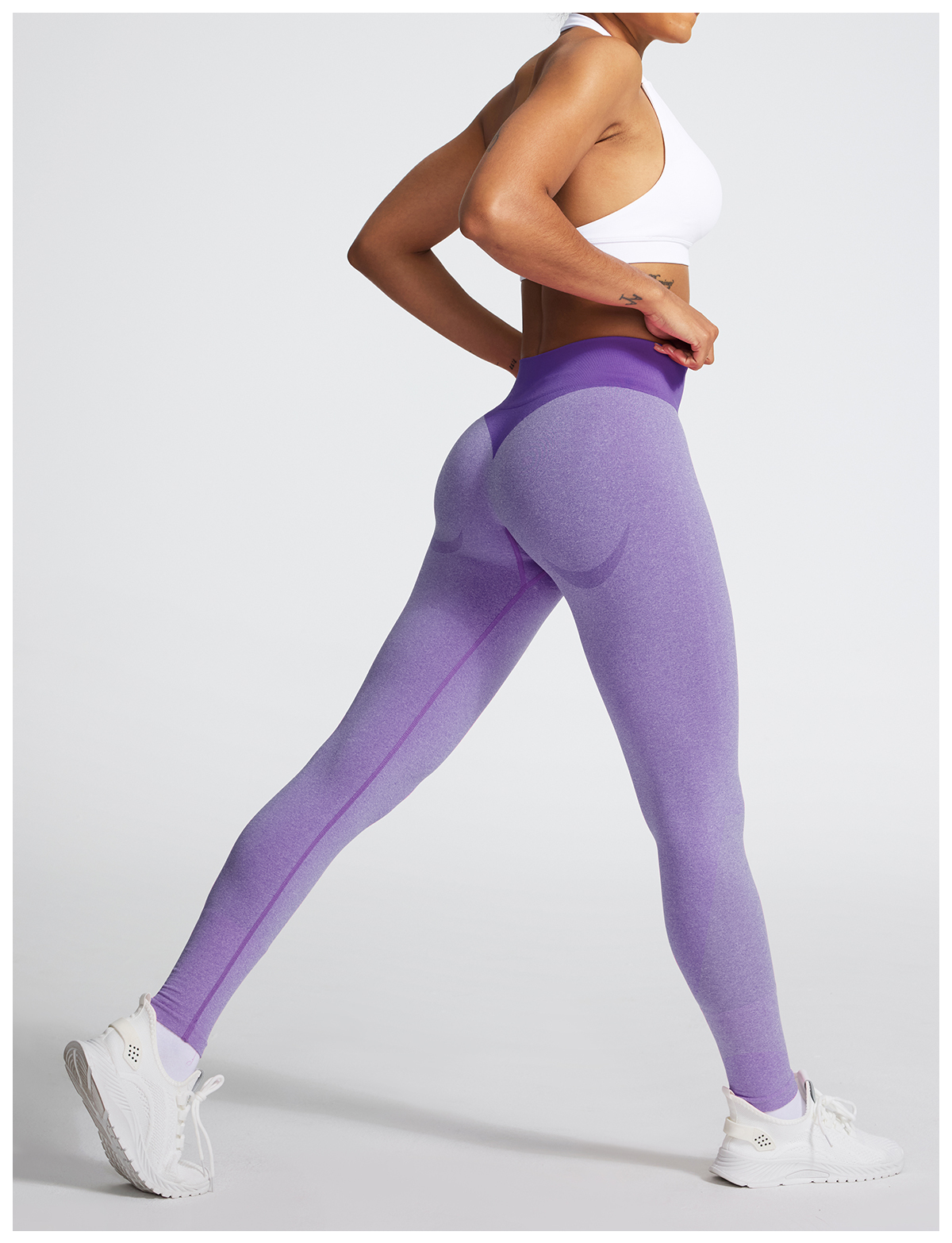 Vibecurve®Seamless high elastic yoga pants hip lift peach hip running sports fitness pants