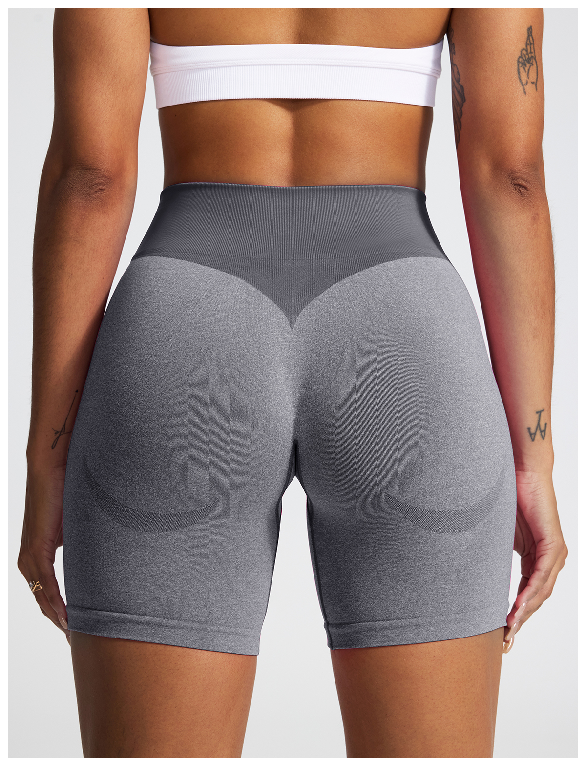 Vibecurve®Seamless Knit Running Yoga Shorts