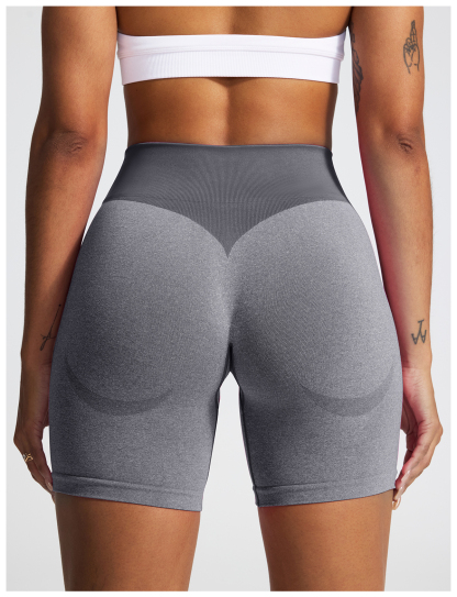 Vibecurve®Seamless Knit Running Yoga Shorts