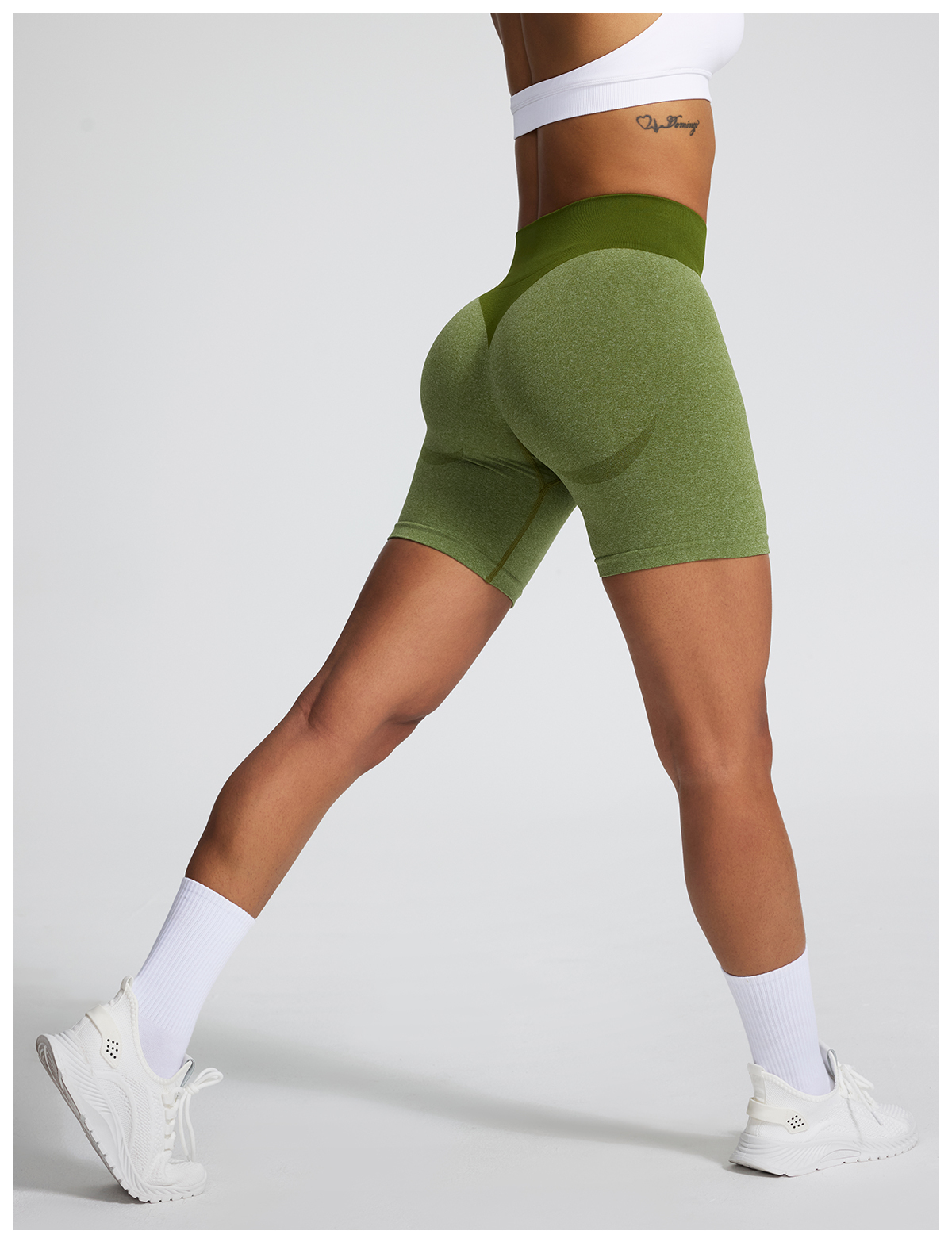 Vibecurve®Seamless Knit Running Yoga Shorts
