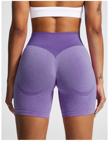 Vibecurve®Seamless Knit Running Yoga Shorts