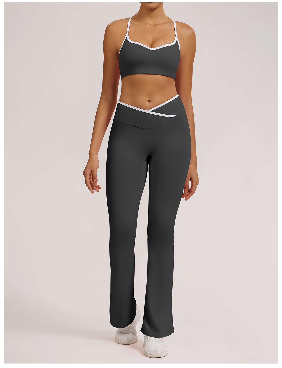 Vibecurve®Contrast Color Hollow Nude Yoga Bra