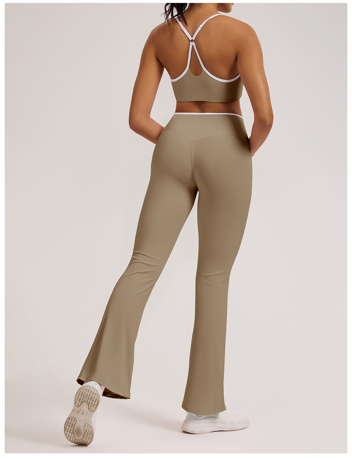 Vibecurve®Contrast Color Hollow Nude Yoga Bra