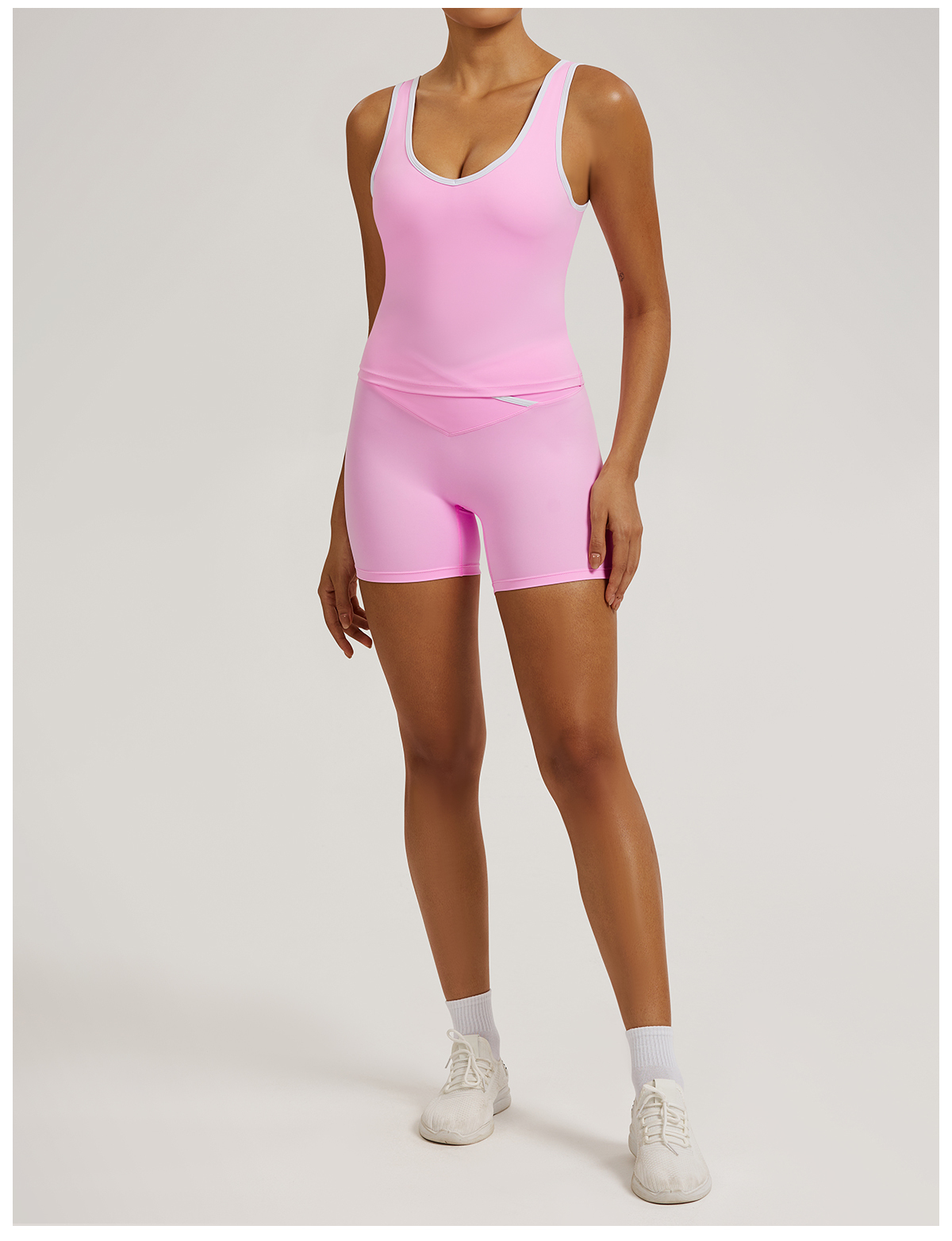 Vibecurve®Contrast Color Hollow Nude Yoga Bra