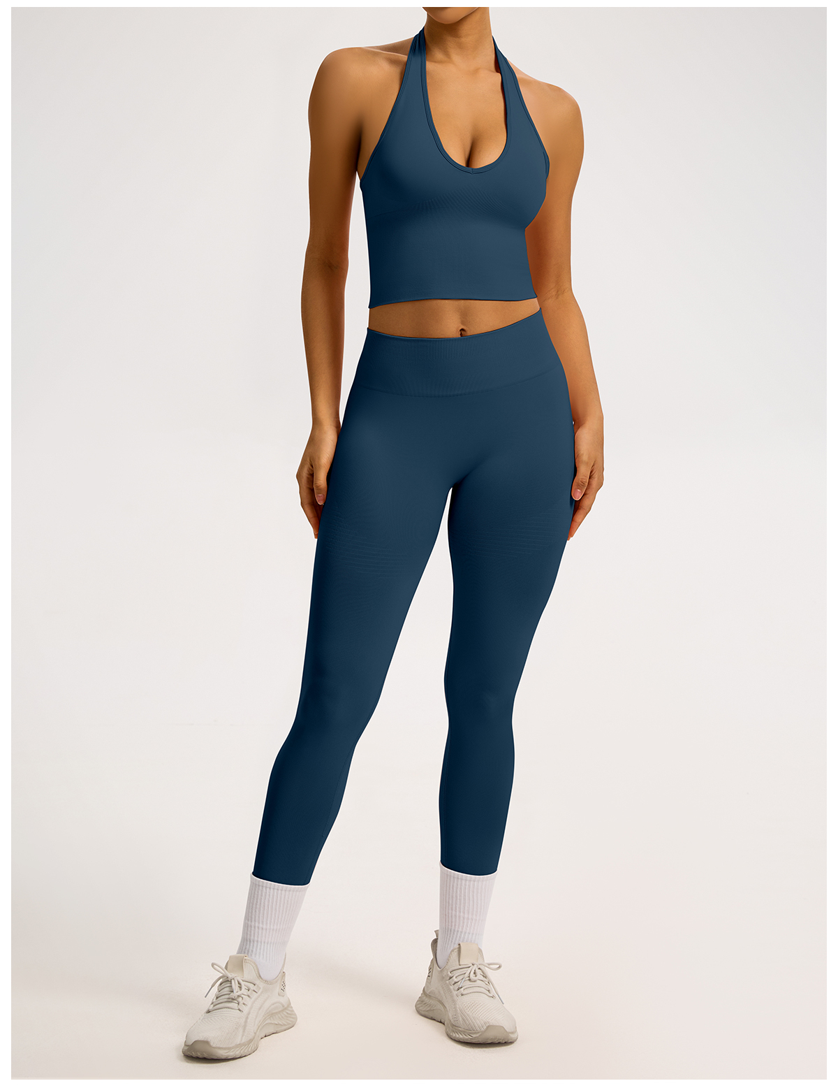 Vibecurve® Breathable Back-Enhancing Halterneck Yoga Bra