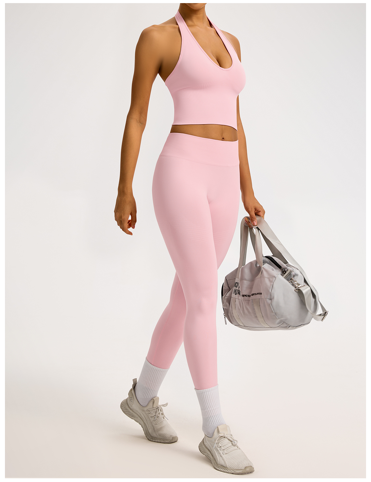 Vibecurve® Breathable Back-Enhancing Halterneck Yoga Bra