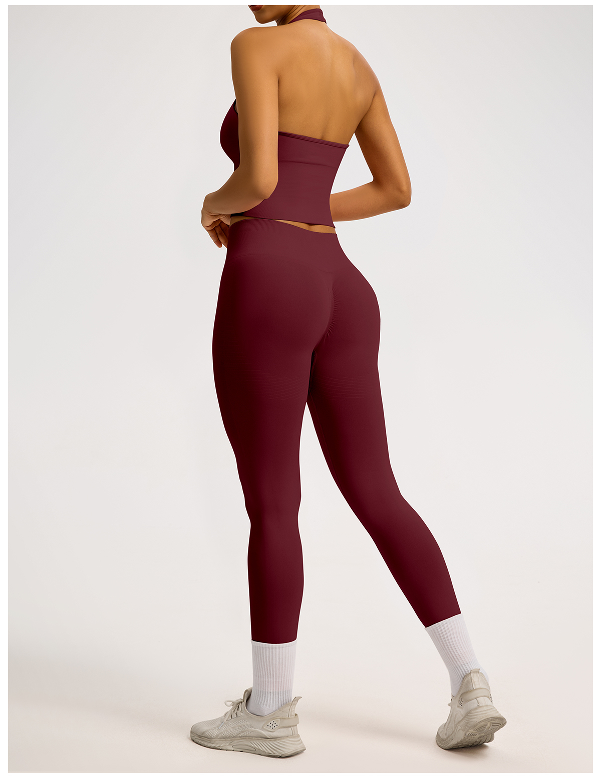 Vibecurve® Breathable Back-Enhancing Halterneck Yoga Bra