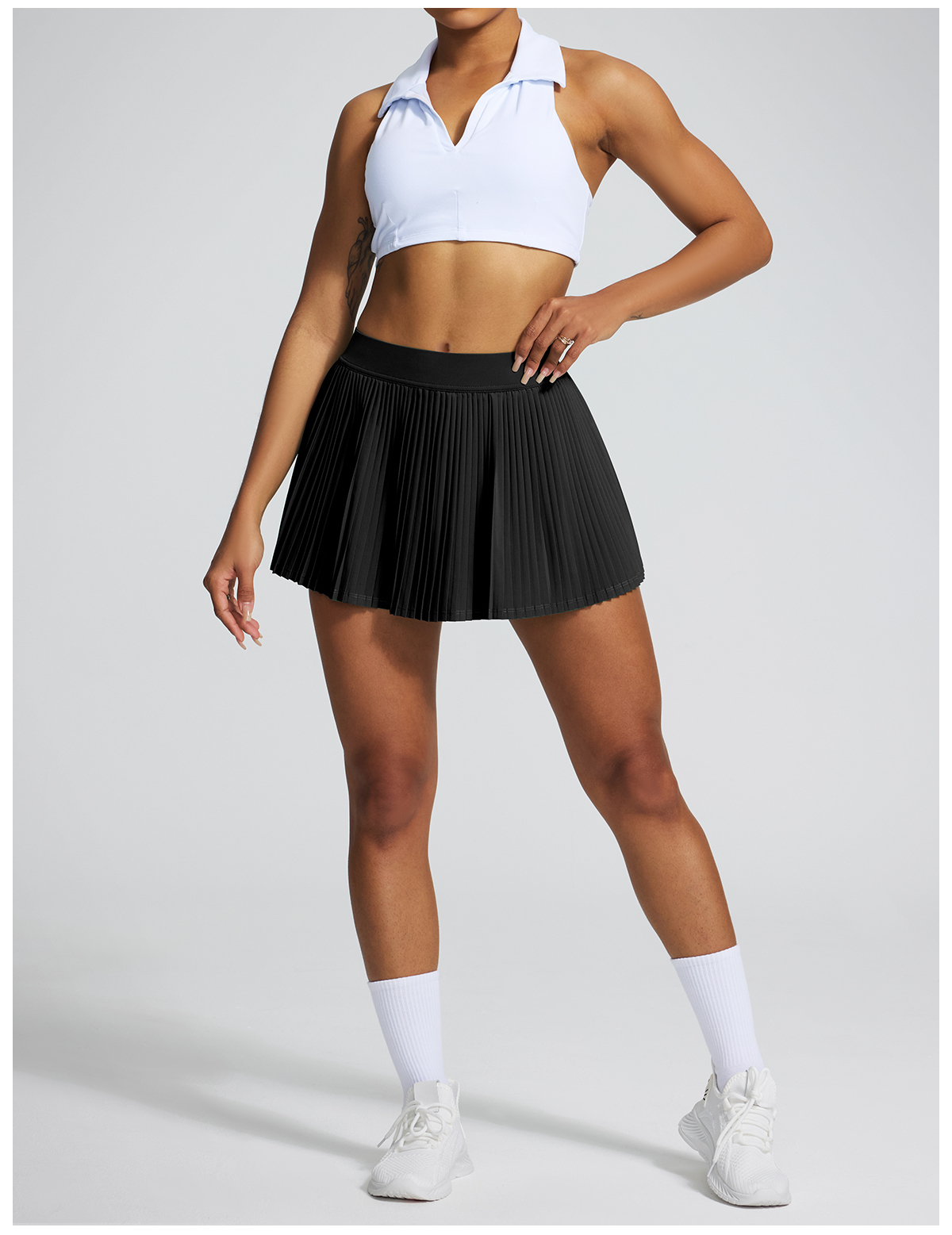 Vibecurve®Casual Pleated Sports Skirt