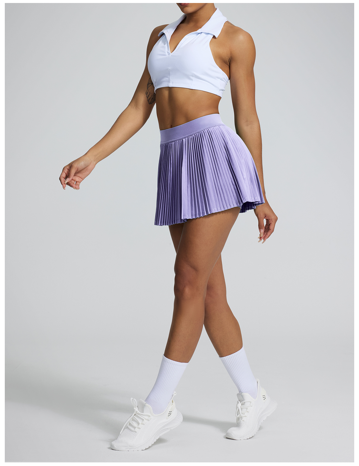 Vibecurve®Casual Pleated Sports Skirt
