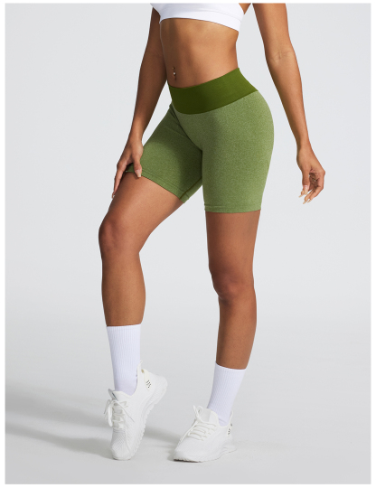 Vibecurve®Seamless Knit Running Yoga Shorts