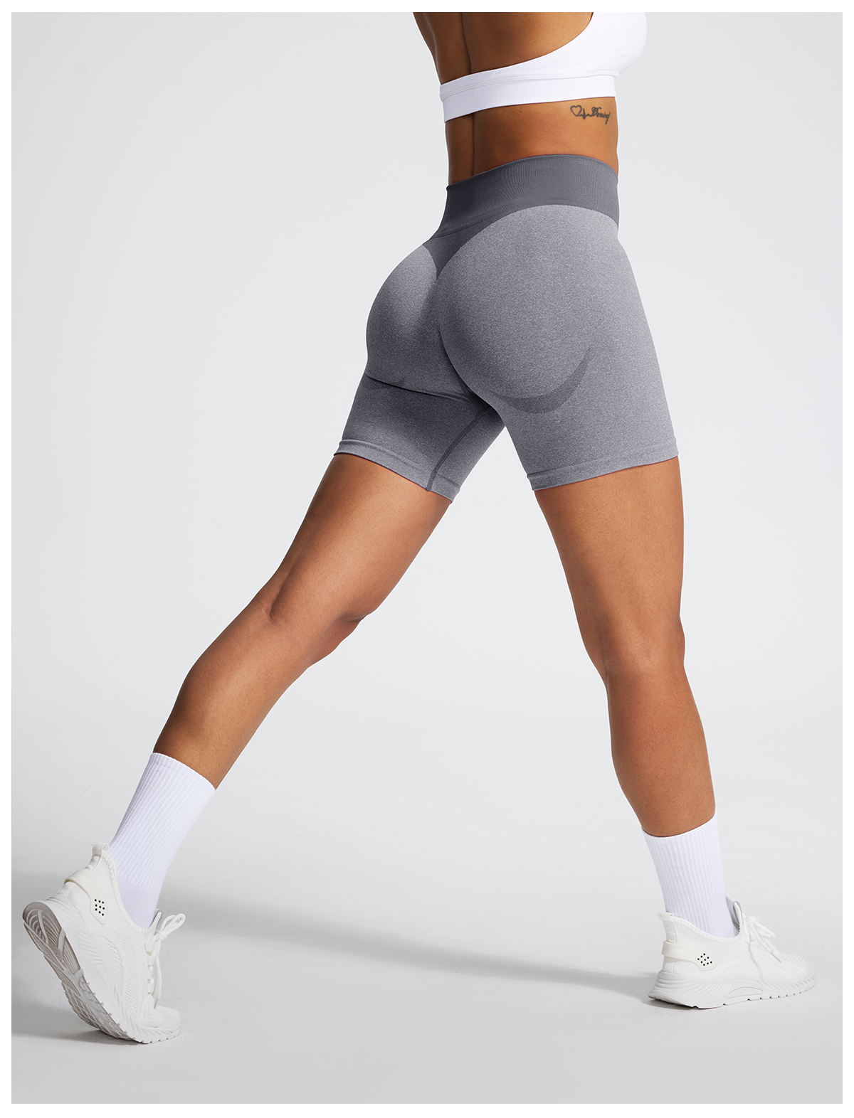 Vibecurve®Seamless Knit Running Yoga Shorts