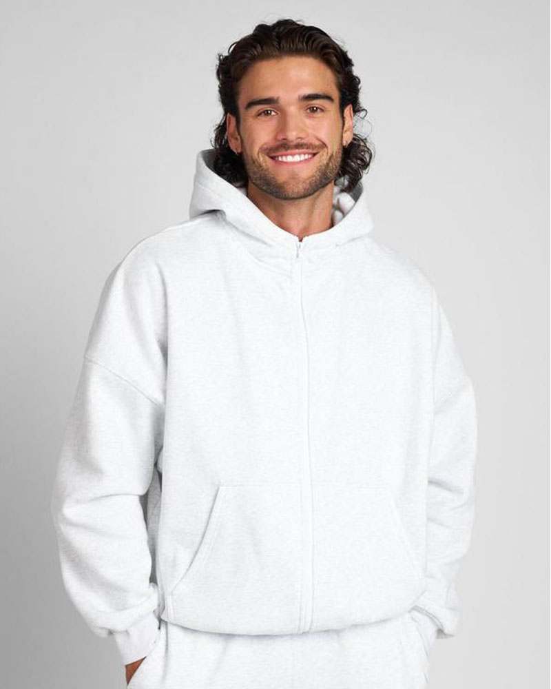 Vibecurve® Cloud Zip Oversized Hoodie
