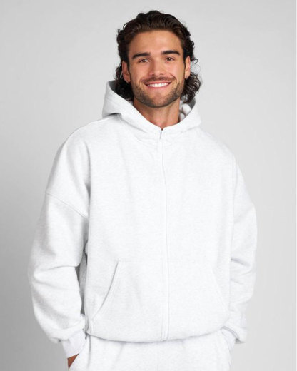Vibecurve® Cloud Zip Oversized Hoodie