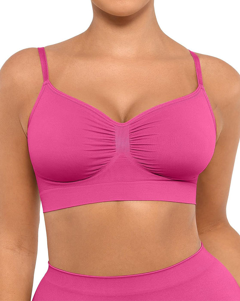 Vibecurve® Bralettes for Women with Support Comfortable Bras No Underwire Seamless Everyday Bras