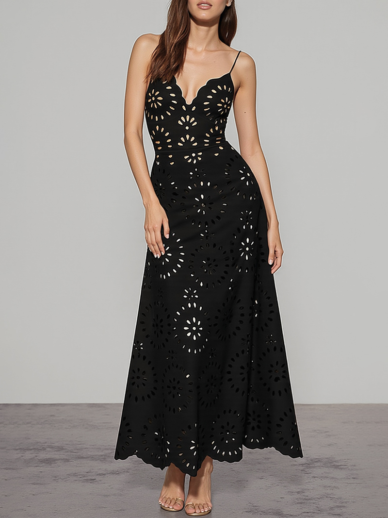 Vibecurve® Flower Hollow One Piece Swimsuit and Skirt