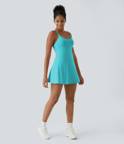 Vibecurve® Open Back Slip-On Sports Dress