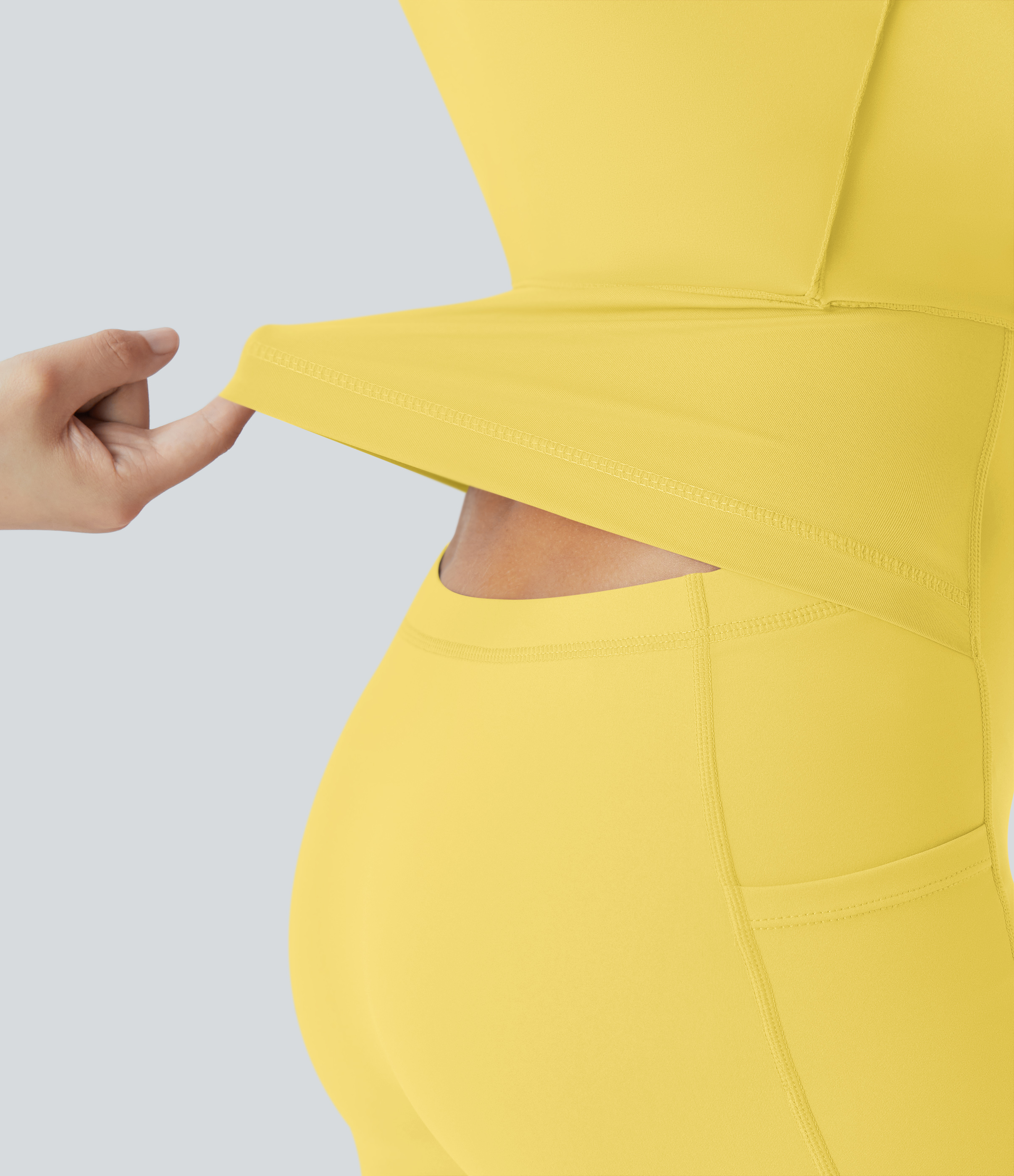 Vibecurve® Backless Twisted Flare Dance Active Dress