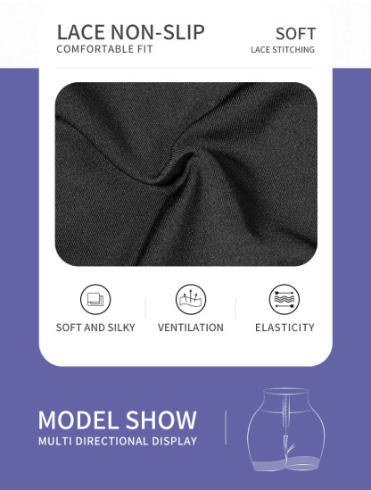 Vibecurve® Widened Waistband Body Shaping Zippered Crotch Hip Lifting Tummy Control Shorts