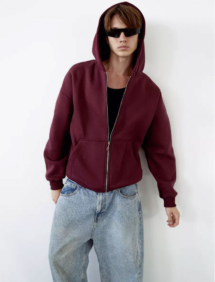 Vibecurve® Cloud Zip Oversized Hoodie