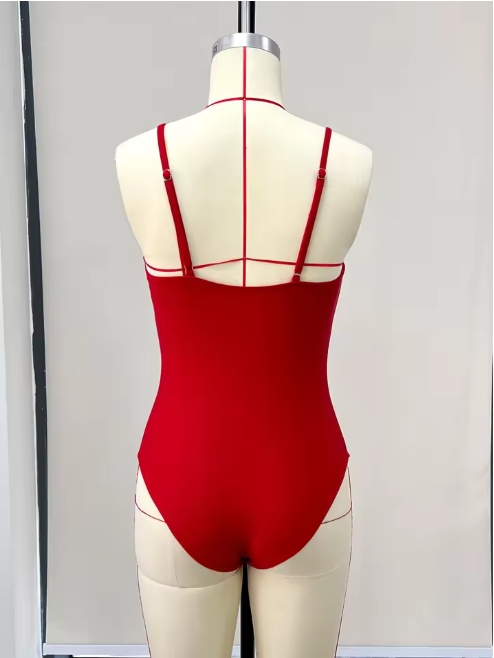 Vibecurve® Flower Hollow One Piece Swimsuit and Skirt