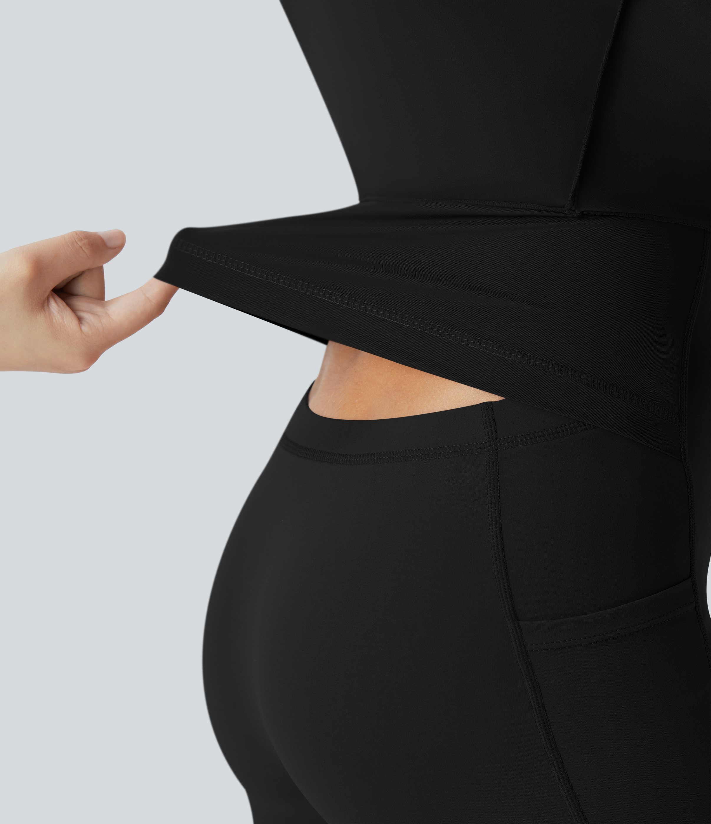 Vibecurve® Backless Twisted Flare Dance Active Dress