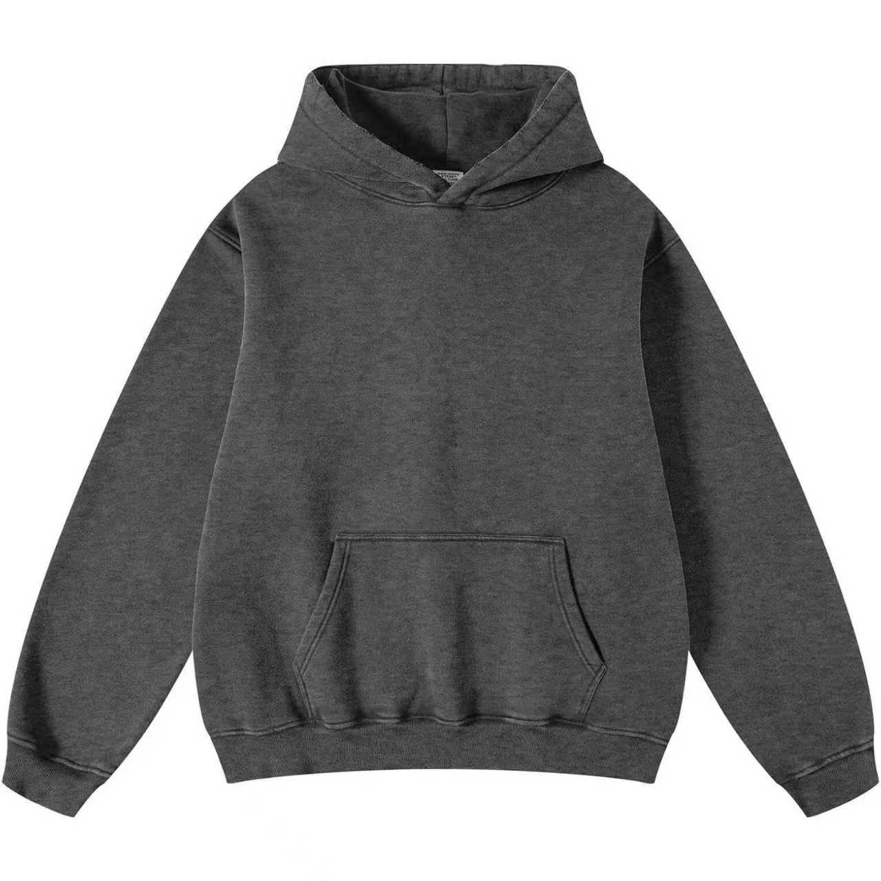 Vibecurve® Casual Oversized Acid Wash Tops Hoodie Pullover