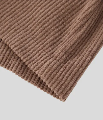 Women’s High Waisted 2-in-1 A Line Mini Corduroy Casual Skirt - Halara