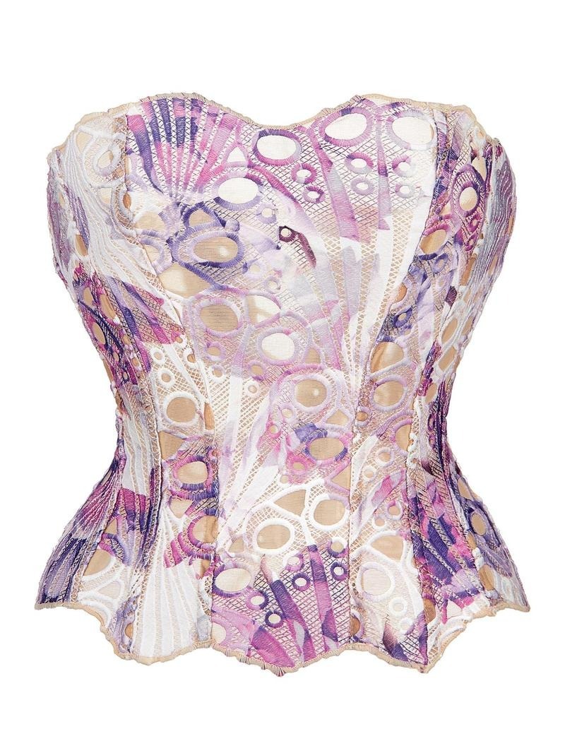 Vibecurve® Women's Lace Up Shapewear Tube Top Tummy Control Shapewear for Women