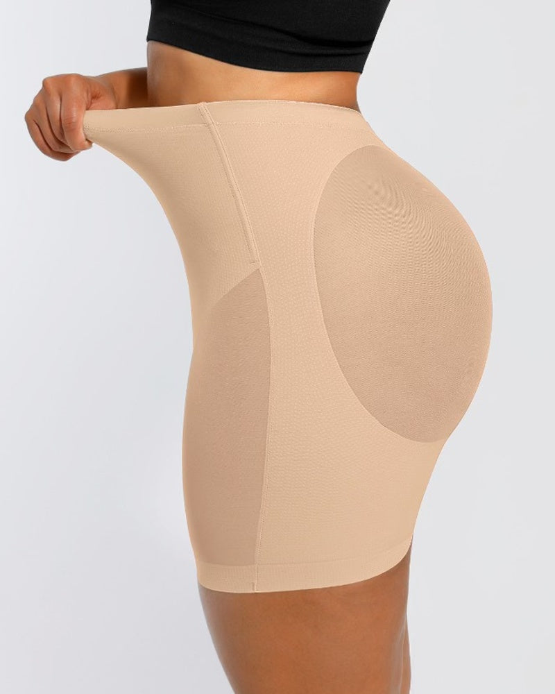 🔥Vibecurve®Women's Seamless Mesh High Waist Shapewear Shorts Thigh Slimmer Underwear