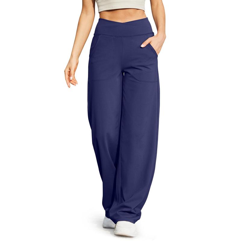 Vibecurve® Wide Leg Pants for Women Loose Yoga Pants with Pockets