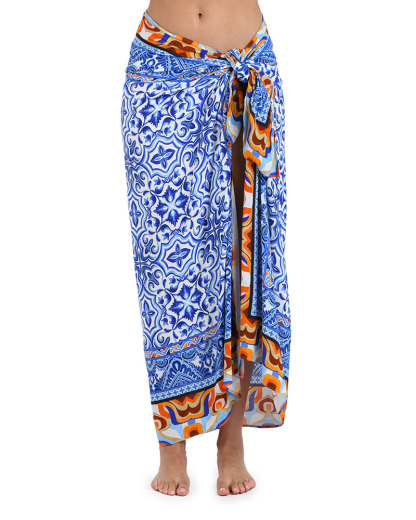 Vibecurve® Versatile Beach Print Cover Up