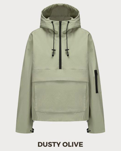 Vibecurve® StormTex Waterproof Oversized Fall Hoodie Coat