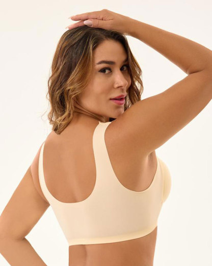 【5counts】Vibecurve® Seamless wireless push up bra backless no show invisible for women Minimalist Womenswear