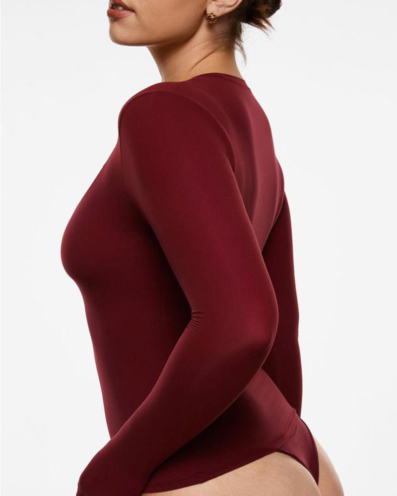 Vibecurve® Soft Single-Layer Basic Long Sleeve Shirts