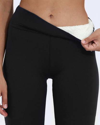 Vibecurve® Solid High Waist Thermal Lined Leggings