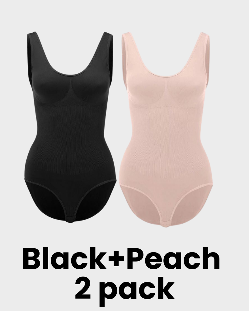 Vibecurve® Smoothing Seamless Tank Top Bodysuit Tummy Control Shapewear