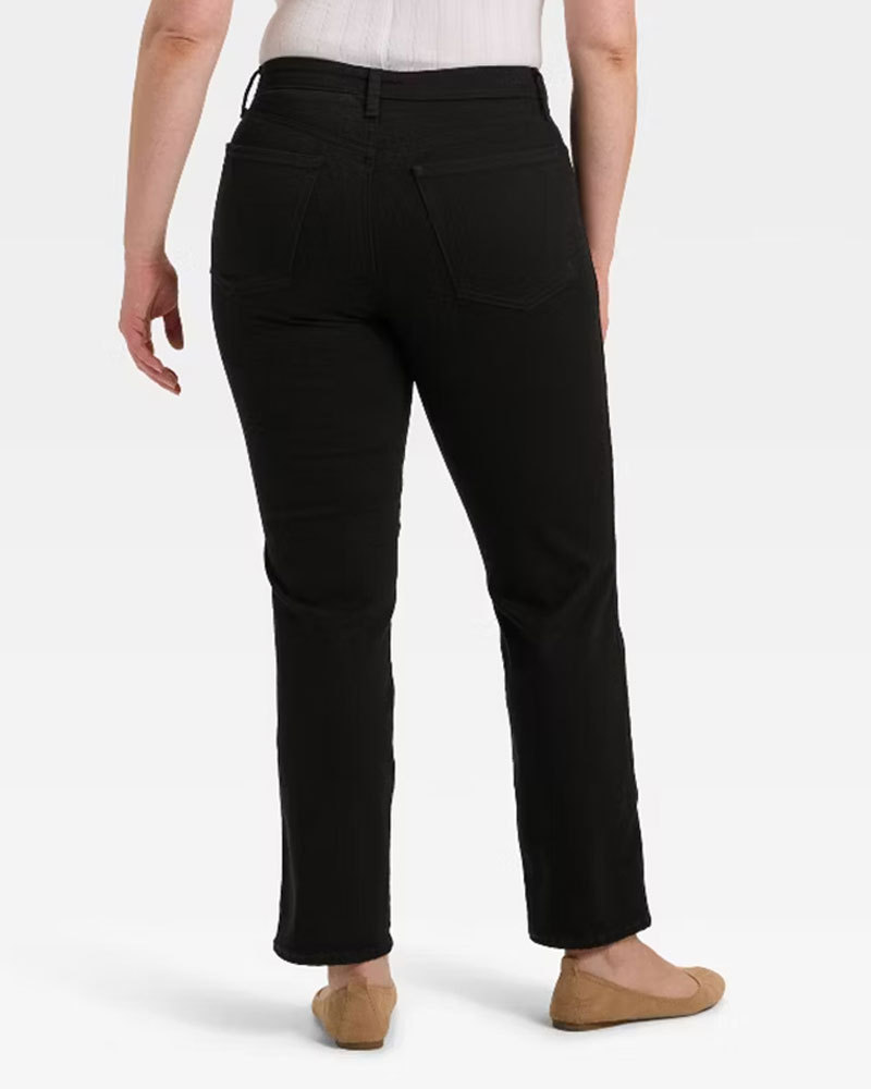 Vibecurve® Women's High-Rise Straight Jeans
