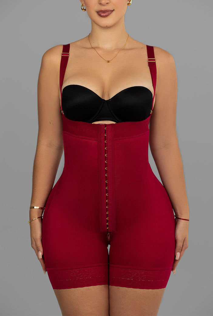 Vibecurve® High Waisted Hip-Lifting Body Shaper With Detachable Straps
