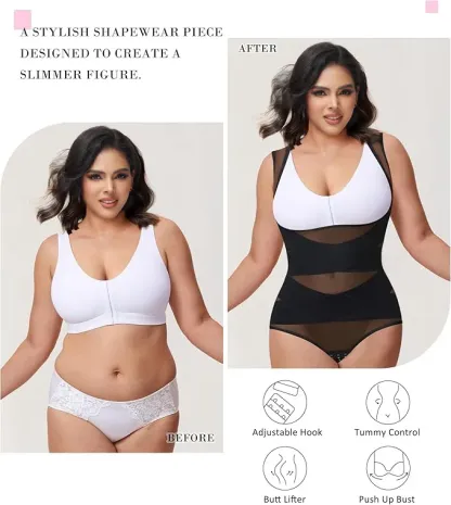 Mesh Tummy Tuck Body Triangle Shapewear