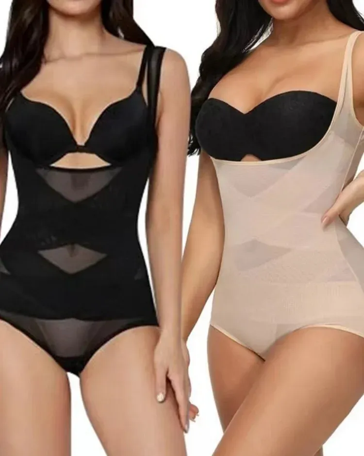 Mesh Tummy Tuck Body Triangle Shapewear