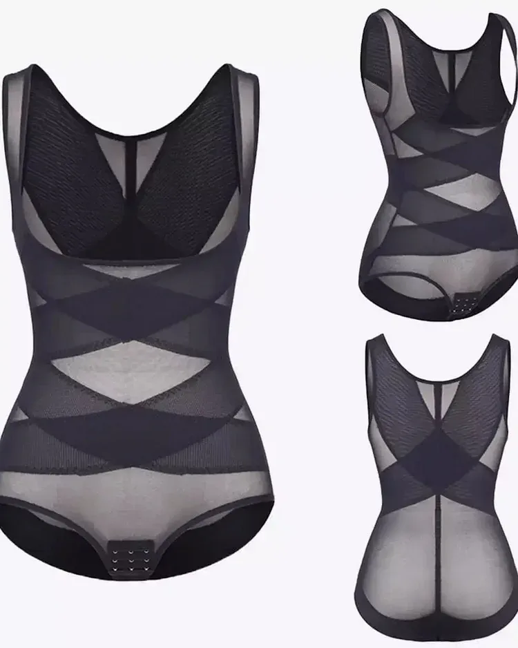 Mesh Tummy Tuck Body Triangle Shapewear